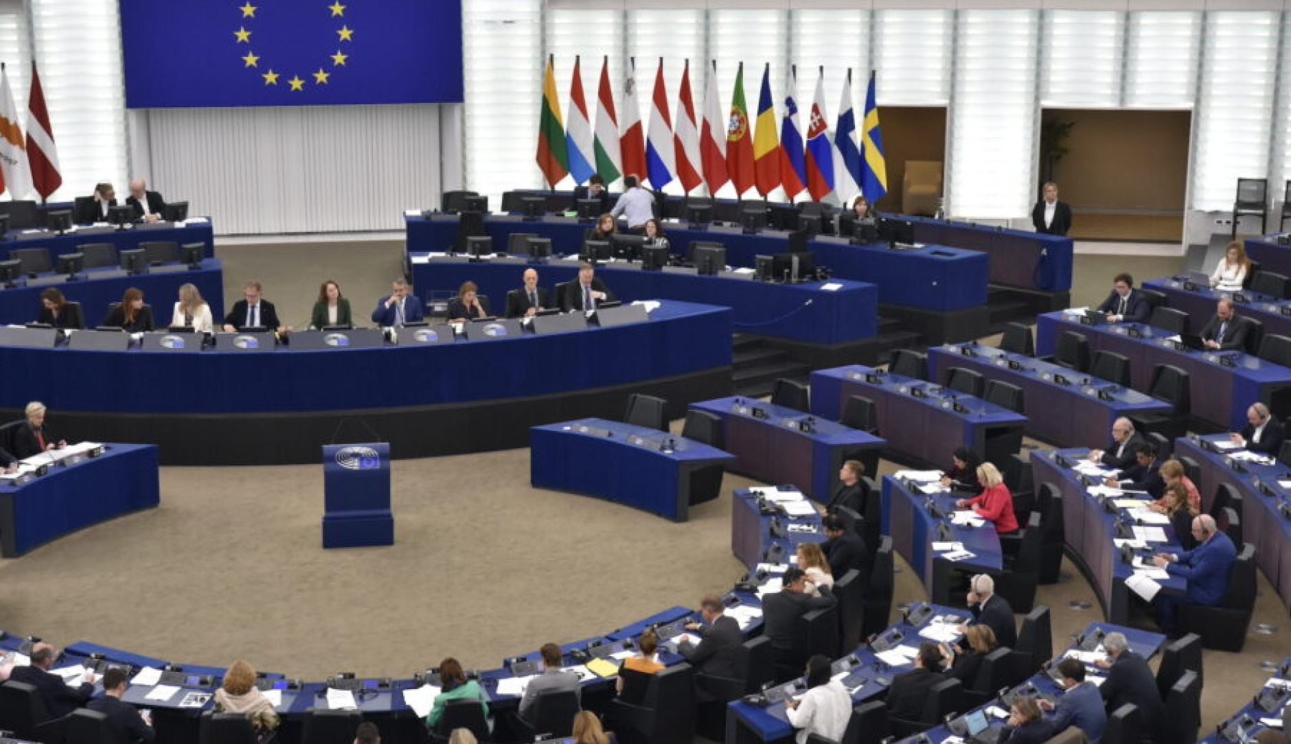 Stock photo of the European Parliament