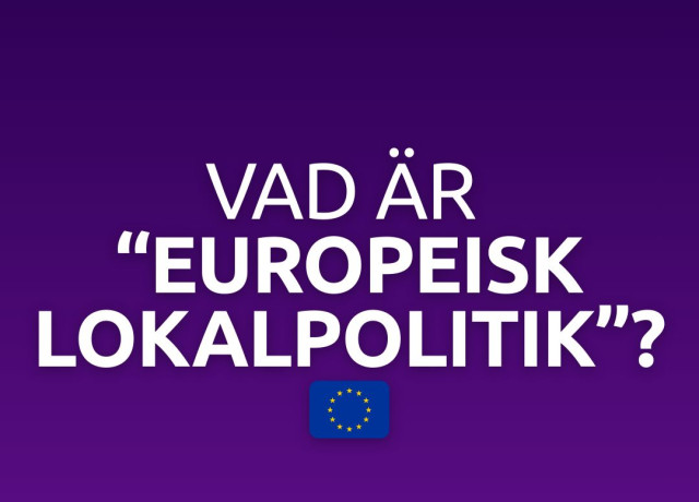 Grafik som innehåller frågeställningen: Vad är europeisk lokalpolitik?