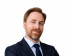 Portrait of Niclas Hansemark (suit & white background)