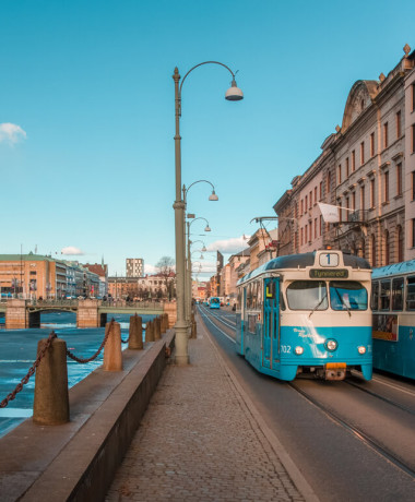 Stock photo of Göteborg (including a famous tram)