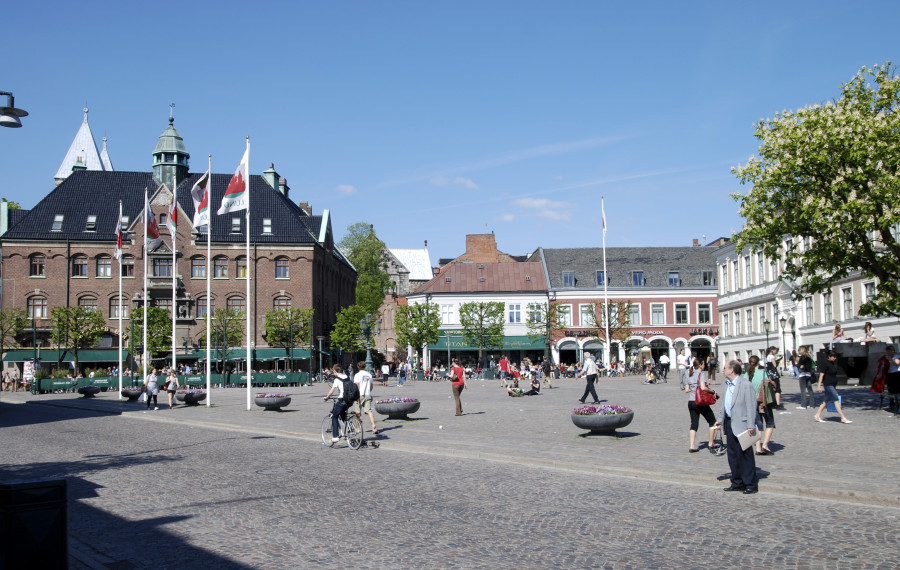 Stock photo of Stortorget in Lund