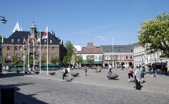 Stock photo of Stortorget in Lund