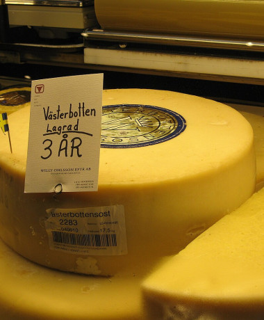 A photo of Västerbottensost
