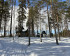 bild på en grillkåta i snön