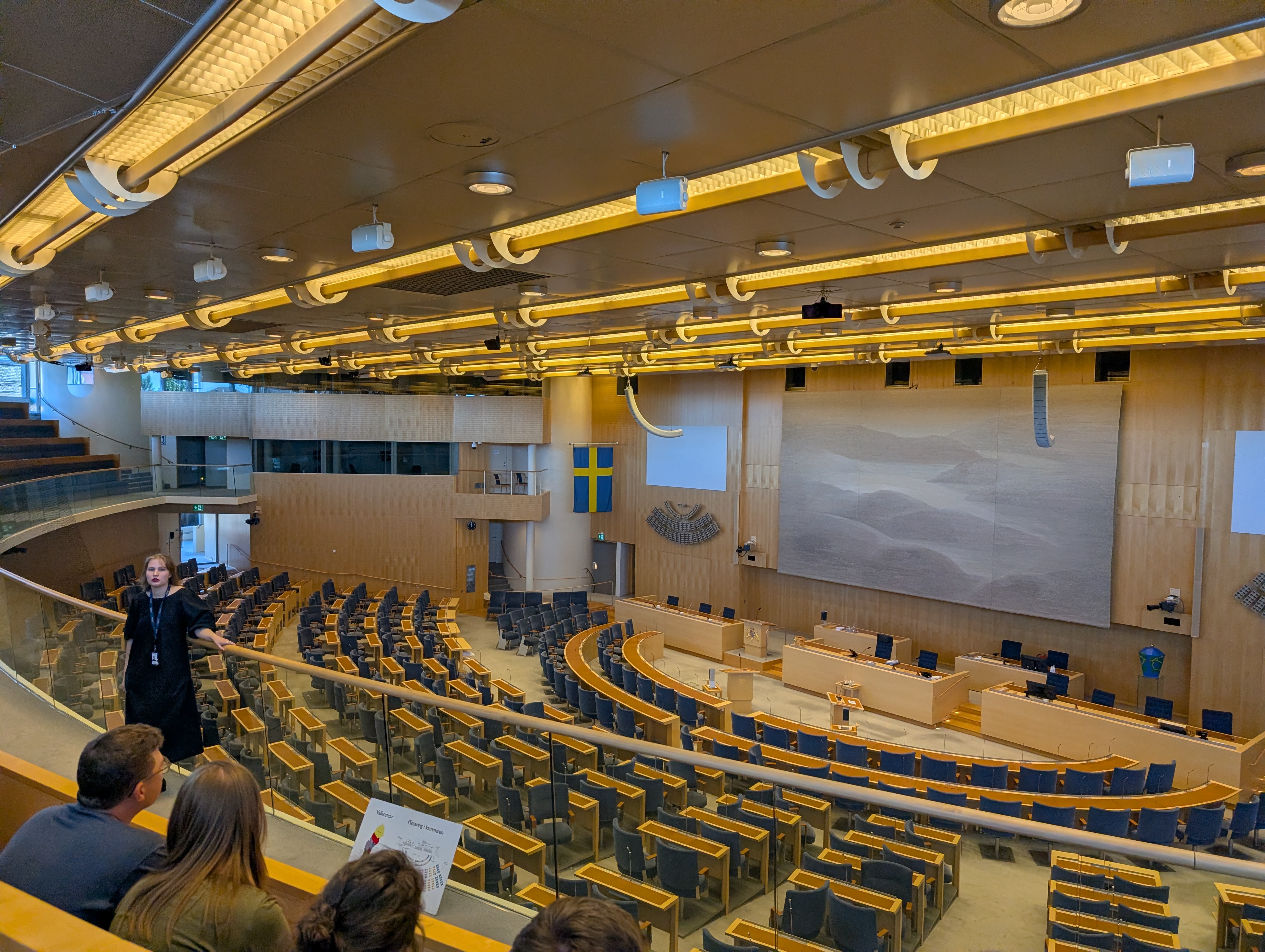 The Riksdag chamber